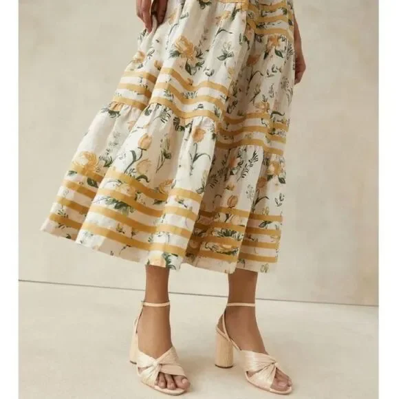 Loeffler Randall Reed High Heel Pleated Sandals in Beauty, New, Size 5 - Picture 14 of 14